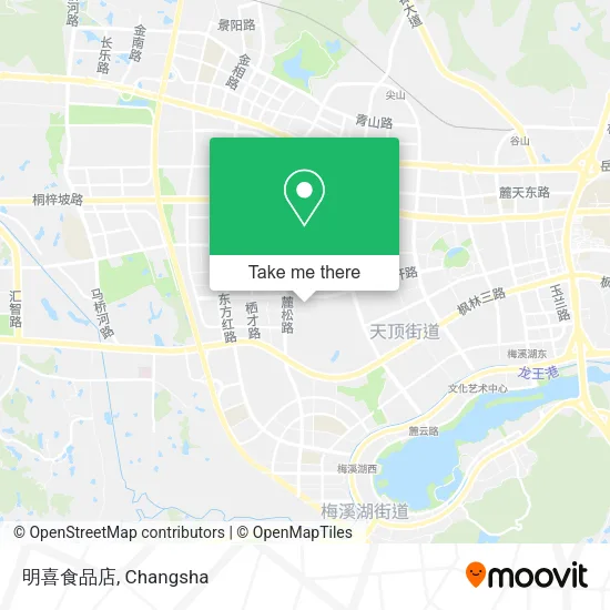 明喜食品店 map