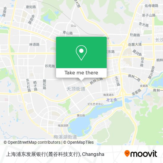 上海浦东发展银行(麓谷科技支行) map