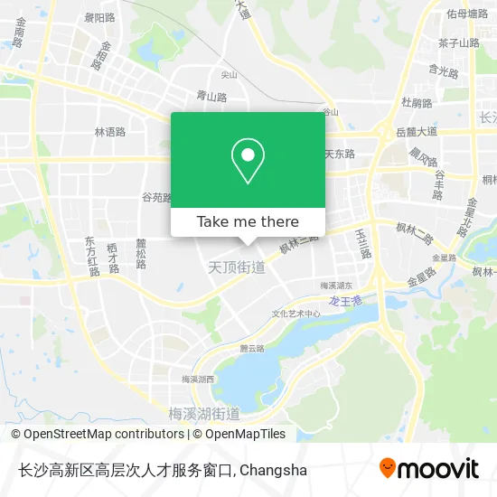 长沙高新区高层次人才服务窗口 map