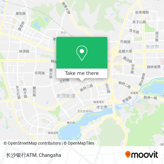 长沙银行ATM map