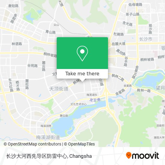 长沙大河西先导区防雷中心 map