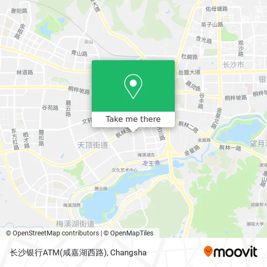 长沙银行ATM(咸嘉湖西路) map