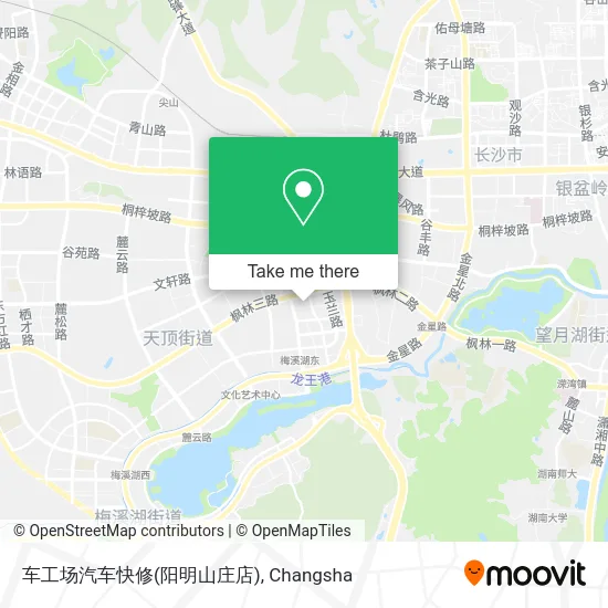 车工场汽车快修(阳明山庄店) map