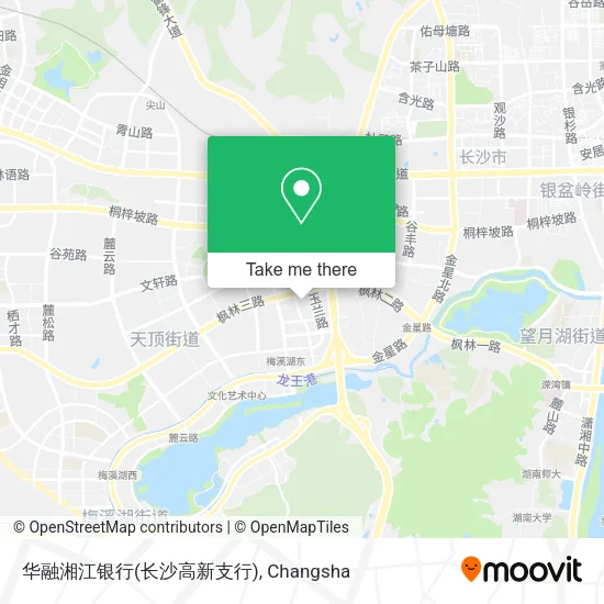华融湘江银行(长沙高新支行) map