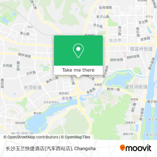 长沙玉兰快捷酒店(汽车西站店) map