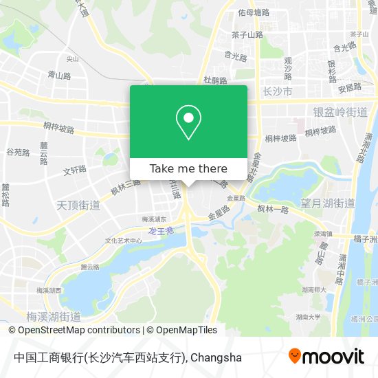 中国工商银行(长沙汽车西站支行) map