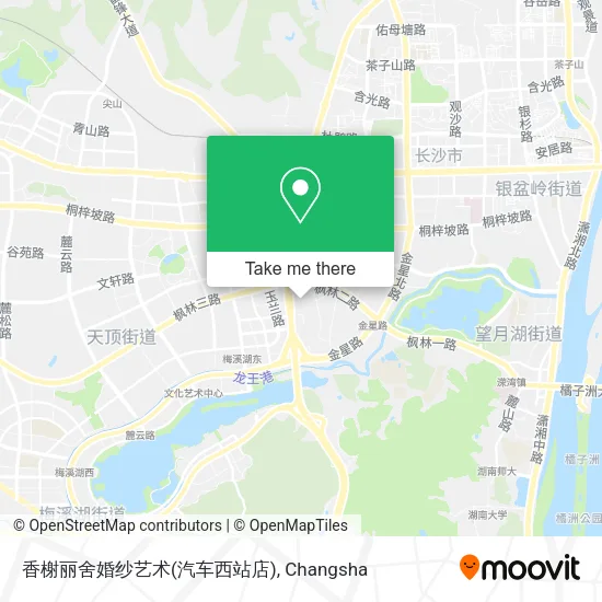 香榭丽舍婚纱艺术(汽车西站店) map