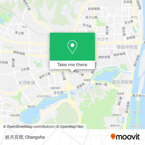 皓月宾馆 map