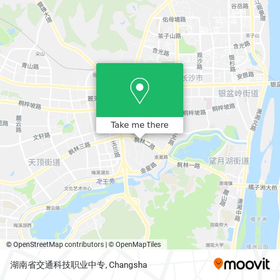 湖南省交通科技职业中专 map