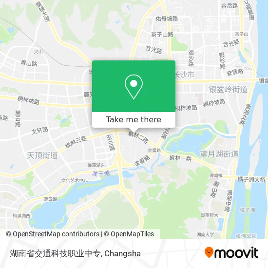 湖南省交通科技职业中专 map