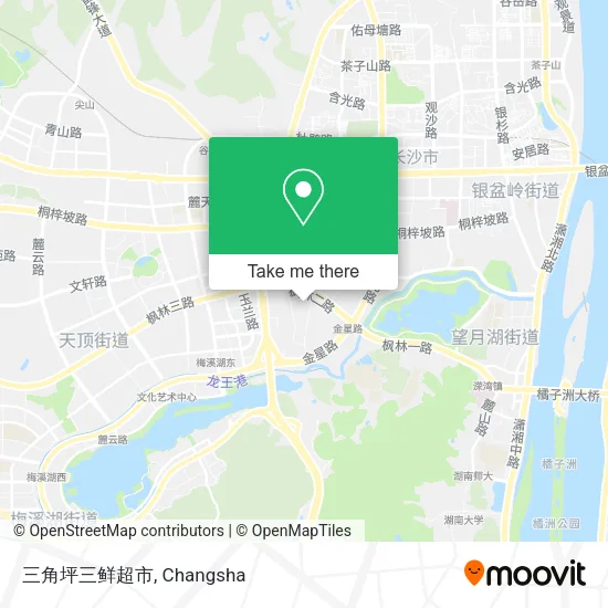 三角坪三鲜超市 map