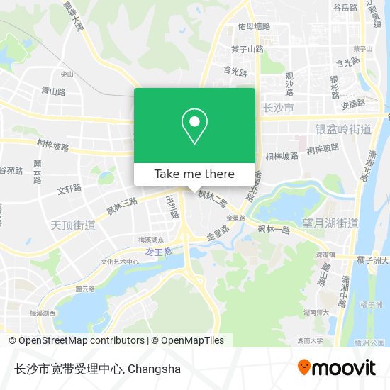 长沙市宽带受理中心 map