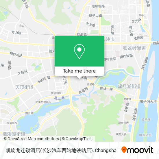 凯旋龙连锁酒店(长沙汽车西站地铁站店) map