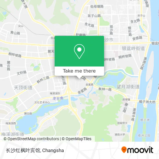 长沙红枫叶宾馆 map