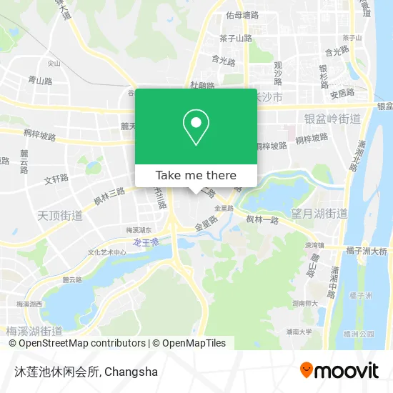 沐莲池休闲会所 map