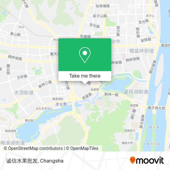 诚信水果批发 map