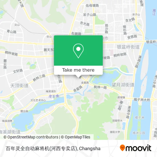 百年灵全自动麻将机(河西专卖店) map