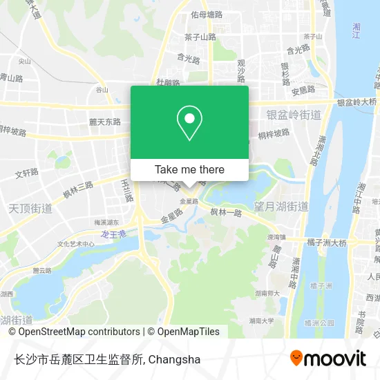 长沙市岳麓区卫生监督所 map