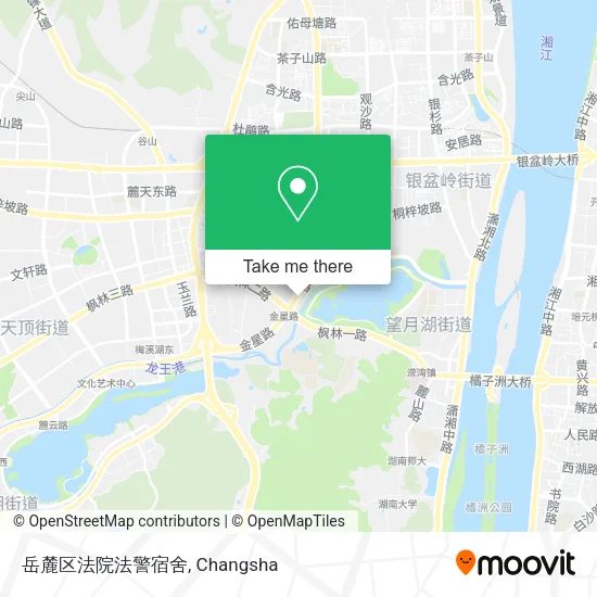 岳麓区法院法警宿舍 map