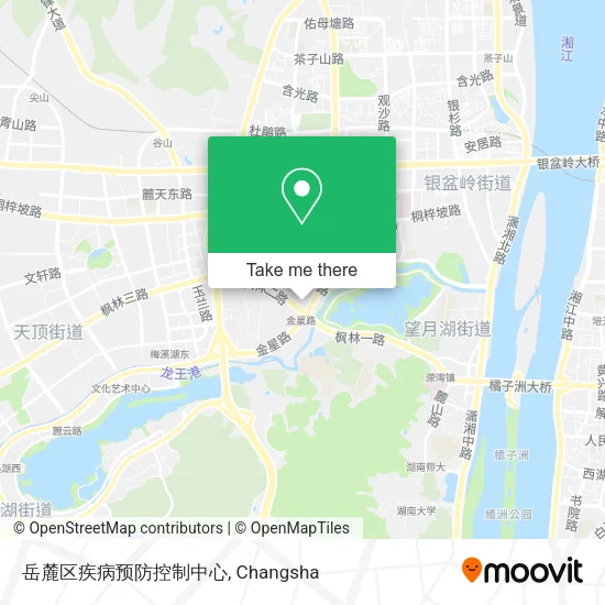 岳麓区疾病预防控制中心 map
