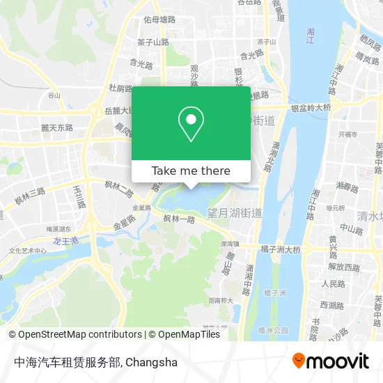 中海汽车租赁服务部 map