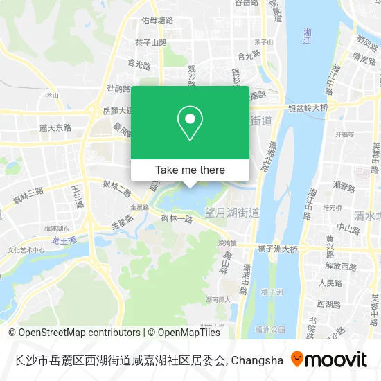 长沙市岳麓区西湖街道咸嘉湖社区居委会 map