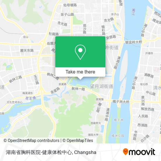 湖南省胸科医院-健康体检中心 map