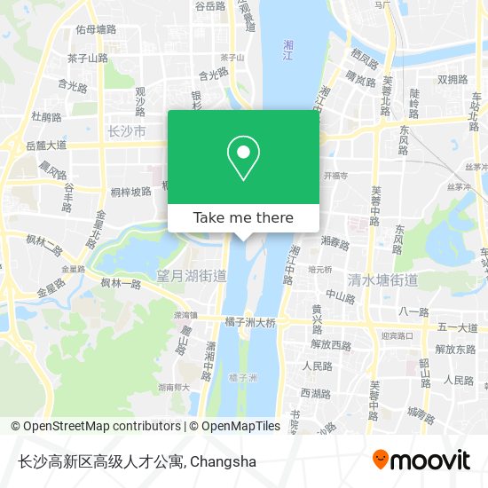 长沙高新区高级人才公寓 map