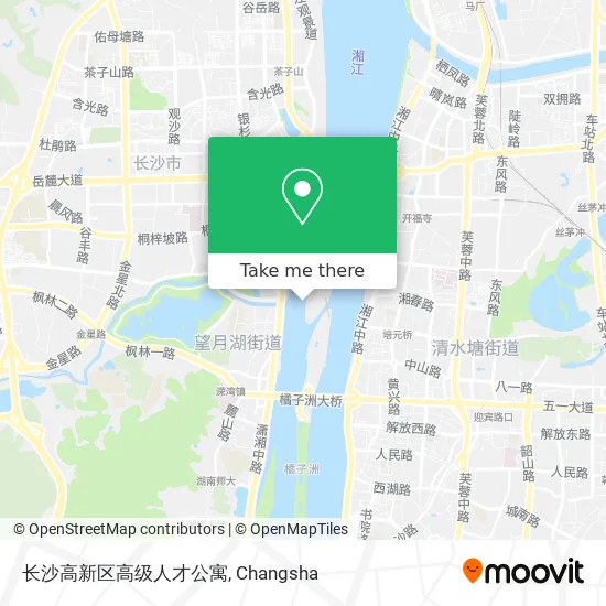 长沙高新区高级人才公寓 map
