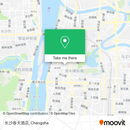 长沙春天酒店 map
