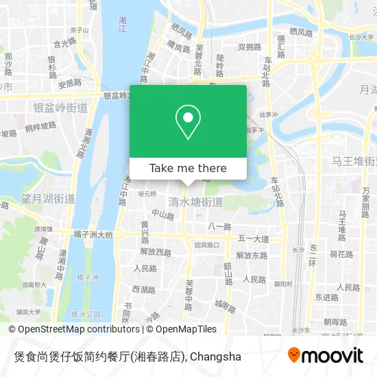 煲食尚煲仔饭简约餐厅(湘春路店) map