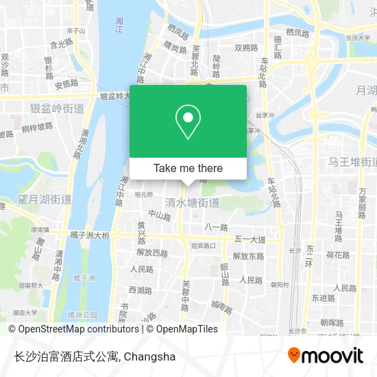长沙泊富酒店式公寓 map