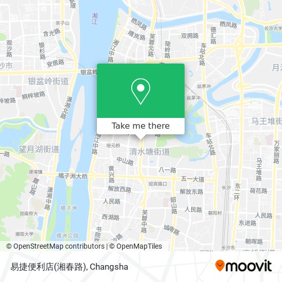 易捷便利店(湘春路) map
