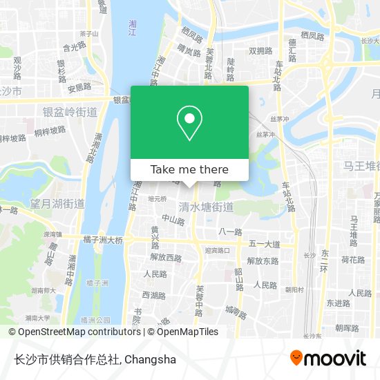 长沙市供销合作总社 map