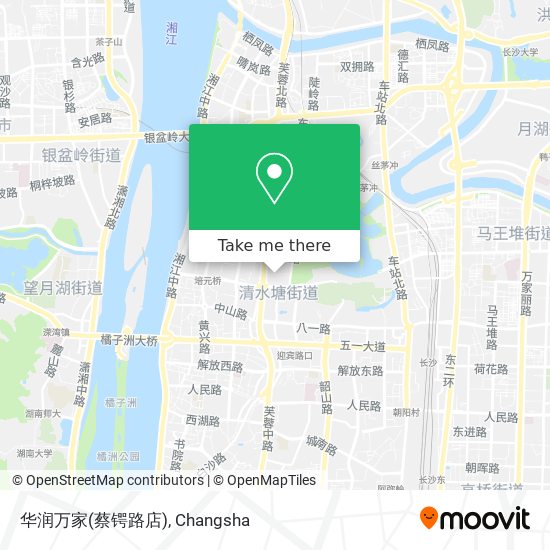 华润万家(蔡锷路店) map