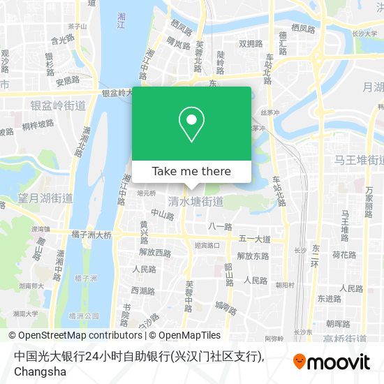 中国光大银行24小时自助银行(兴汉门社区支行) map