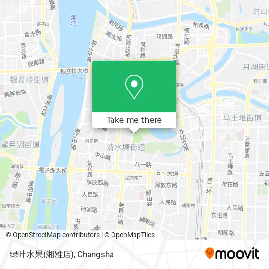 绿叶水果(湘雅店) map