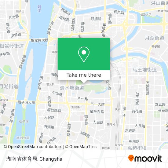 湖南省体育局 map