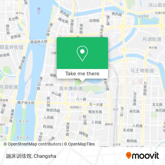 蹦床训练馆 map