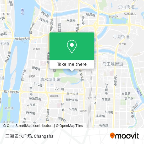 三湘四水广场 map