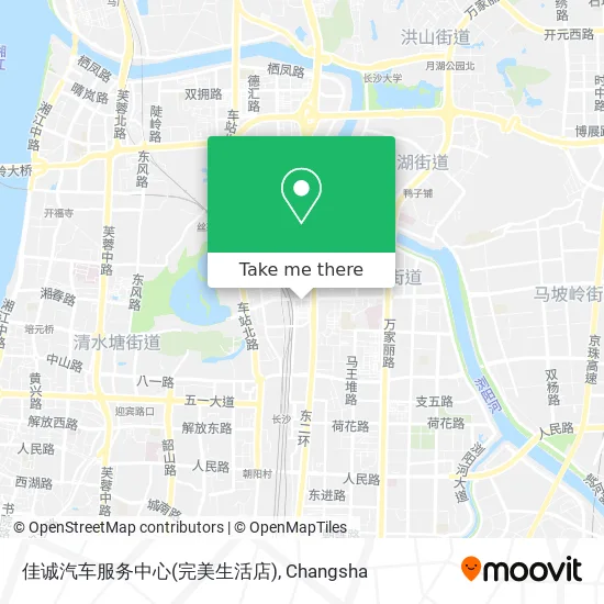 佳诚汽车服务中心(完美生活店) map