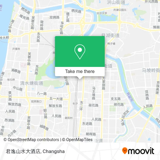 君逸山水大酒店 map
