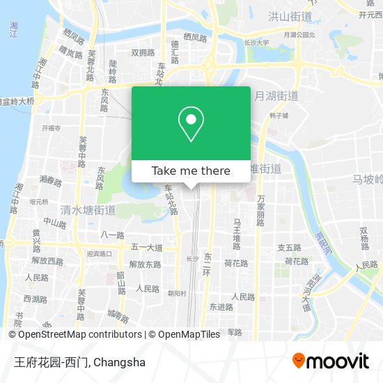 王府花园-西门 map
