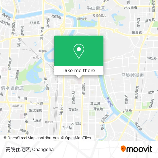 高院住宅区 map