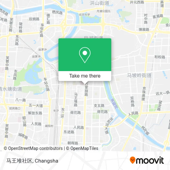 马王堆社区 map