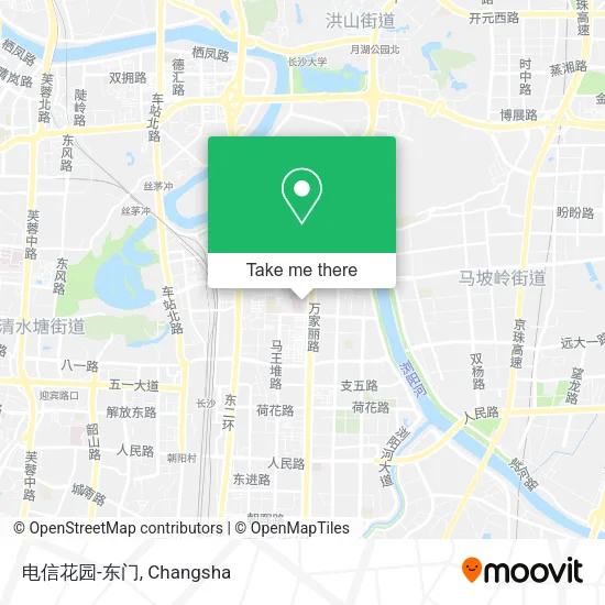 电信花园-东门 map