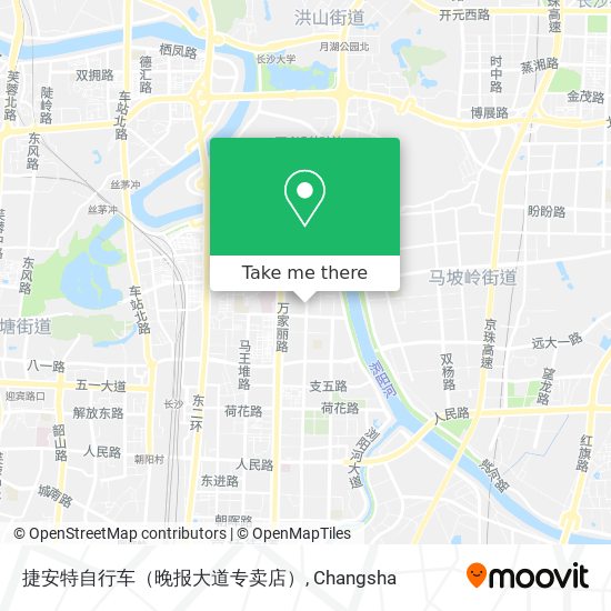 捷安特自行车（晚报大道专卖店） map