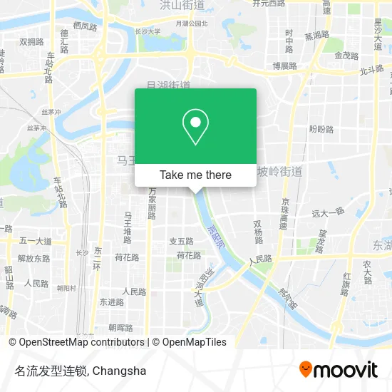 名流发型连锁 map