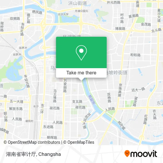 湖南省审计厅 map