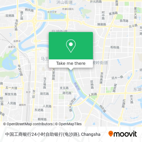 中国工商银行24小时自助银行(龟沙路) map